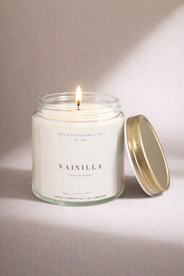 Vela de vainilla